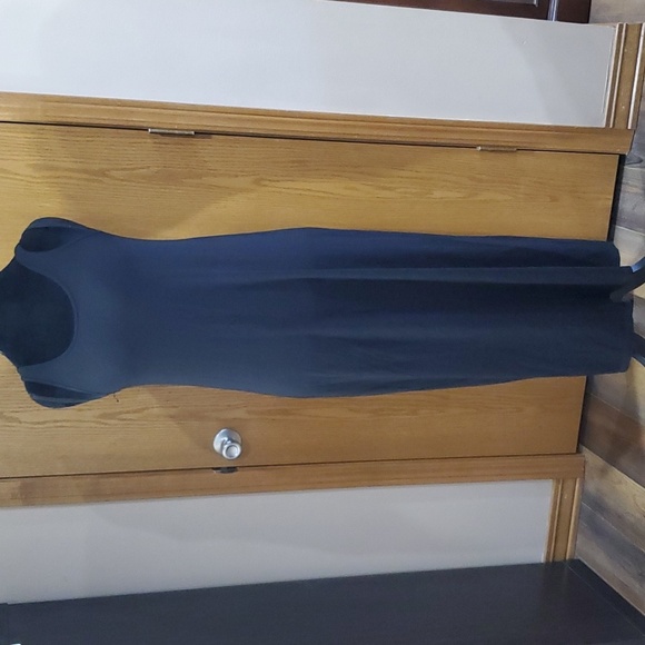 Eileen fisher stretch tank top maxi dress black - Picture 1 of 6
